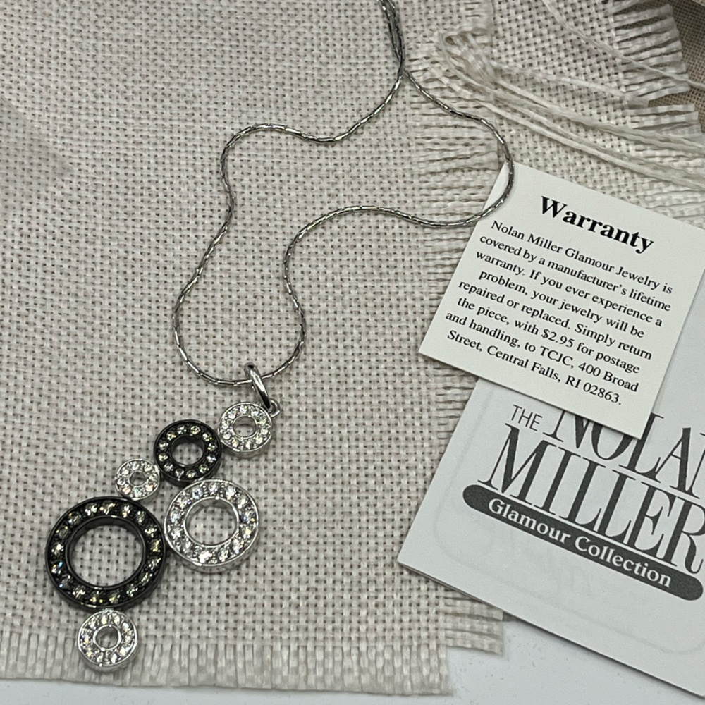 Vintage Nolan Miller “Buoyant Bubble” Pendant Necklace – Glamour Collection - Picture 12 of 17